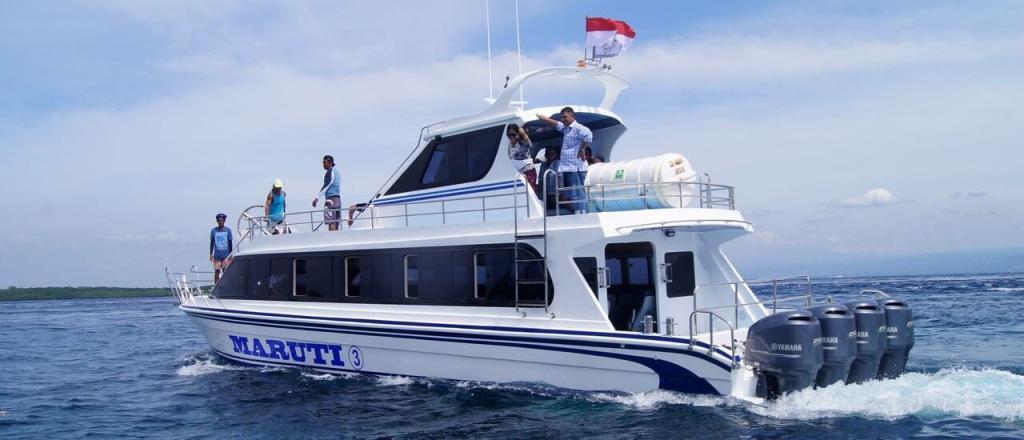 fast boat nusa penida from sanur port with maruti express