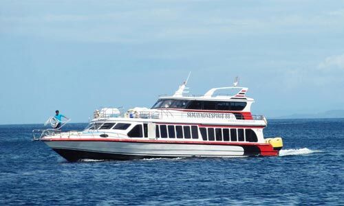 SemayaOne Fast Cruise is the ferry operator between Lembongan Island, Bali to Gili Islands, Lombok